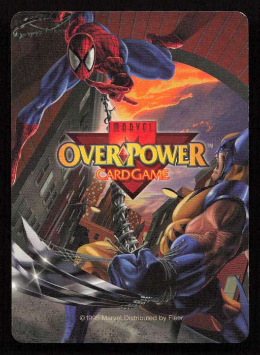1996 Marvel OverPower Card Game Strong Guy