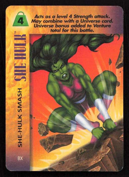 1996 Marvel OverPower Card Game She Hulk