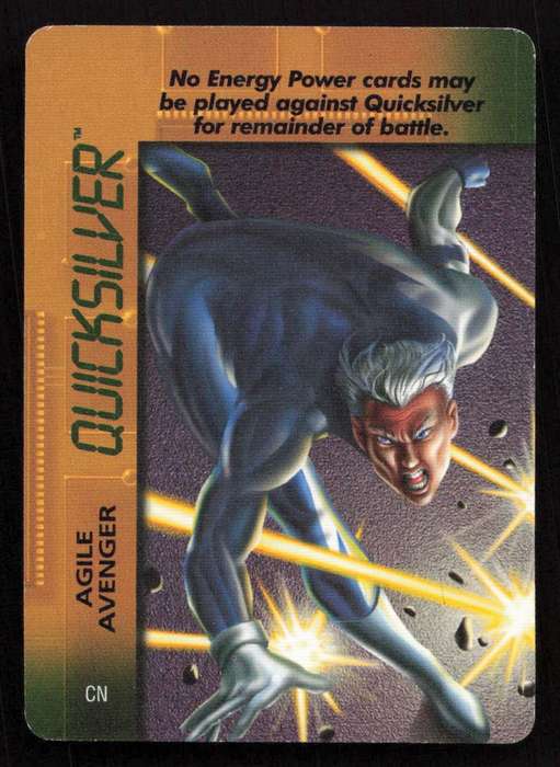 1996 Marvel OverPower Card Game Quicksilver