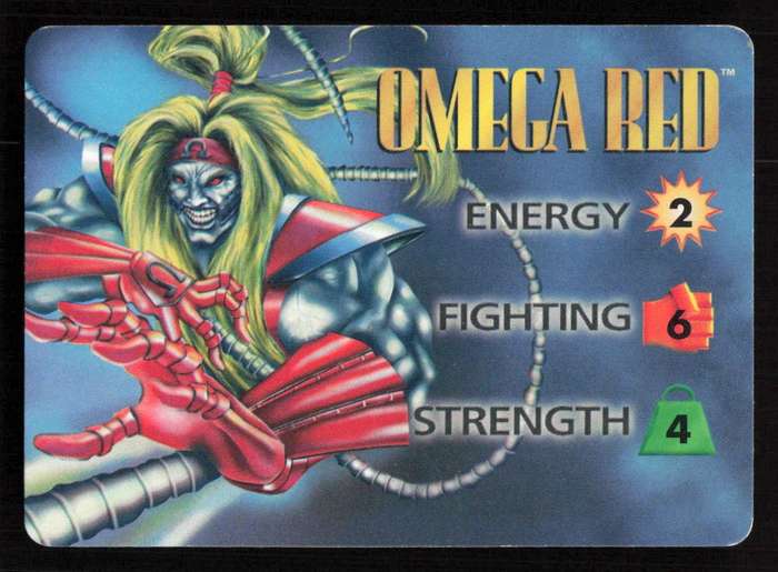 1996 Marvel OverPower Card Game Omega Red