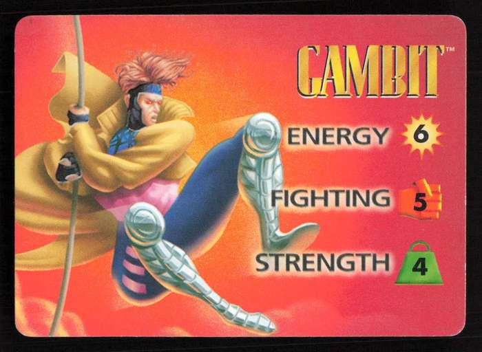 1996 Marvel OverPower Card Game Gambit