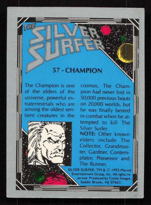 1992 The Silver Surfer 57 Champion