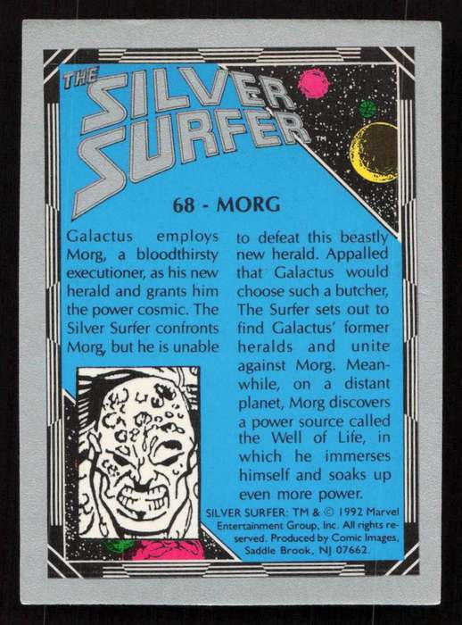 1992 The Silver Surfer 68 Morg