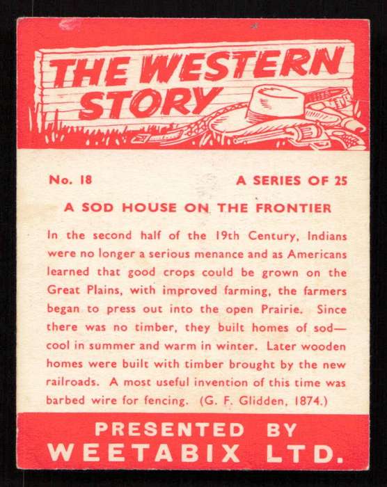 Weetabix Ltd The Western Story No. 18 of 25