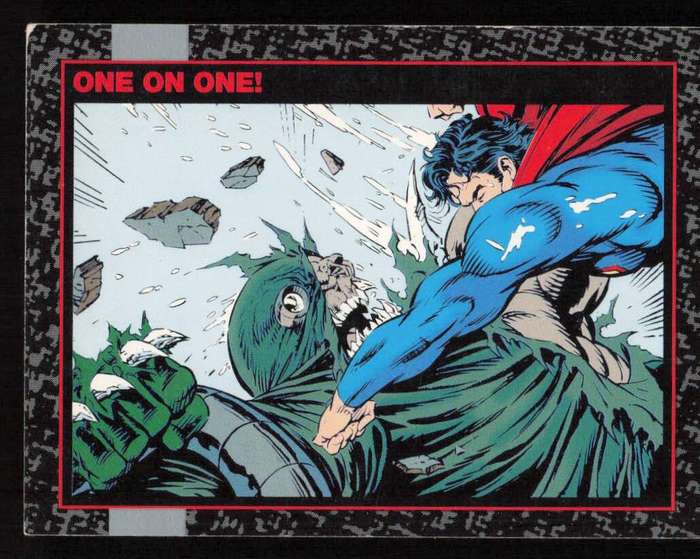 1992 DC Comics Doomsday The Death Of Superman 46 One on One!