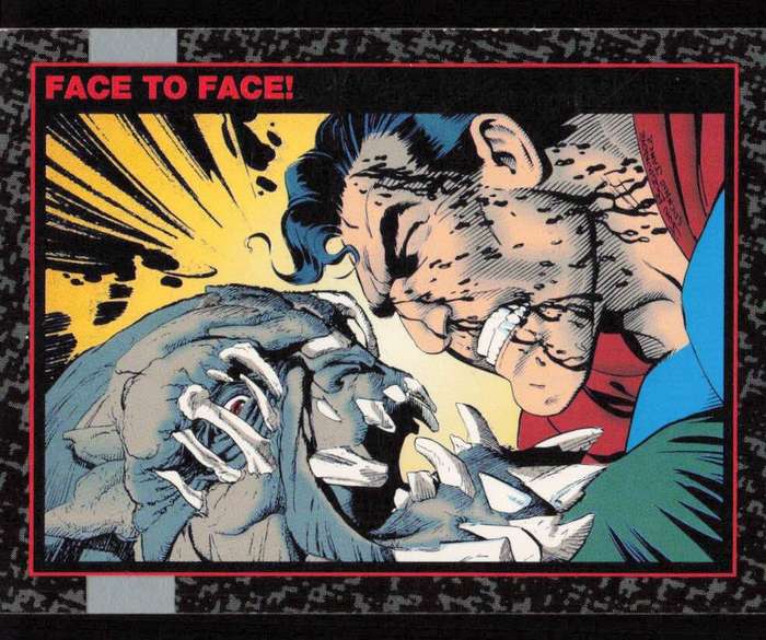 1992 DC Comics Doomsday The Death Of Superman 70 Face to Face!