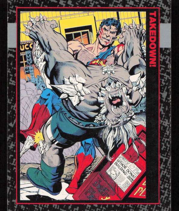 1992 DC Comics Doomsday The Death Of Superman 83 Takedown!