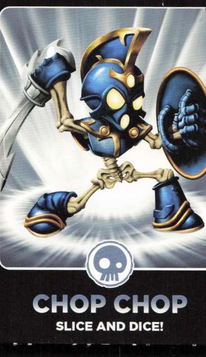 2012 Topps Skylanders Giants 18 Chop Chop