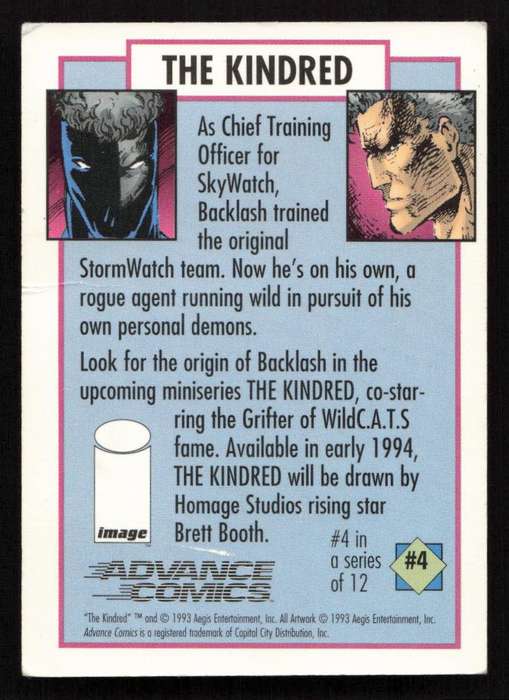 1993 Advance Comics 4 The Kindred