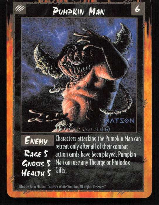 1995 Rage 6 Pumpkin Man