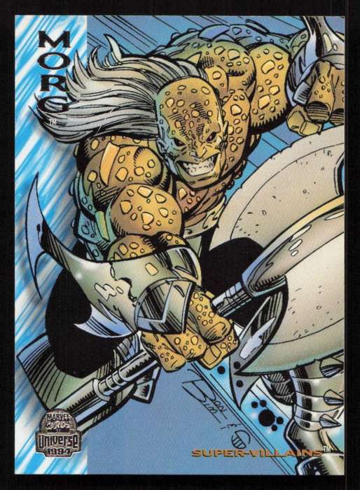 1994 Fleer Marvel Universe Trading Card 154 Morg Super Villains