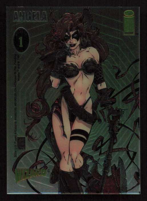 1996 Wizard Magazine Chromium Series 1 Angela