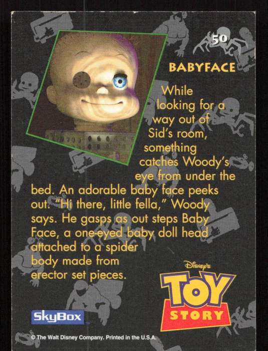 1995 SkyBox Disney's Toy Story 50 Babyface