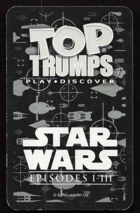 Top Trumps Star Wars Episodes I-III Aayla Secura