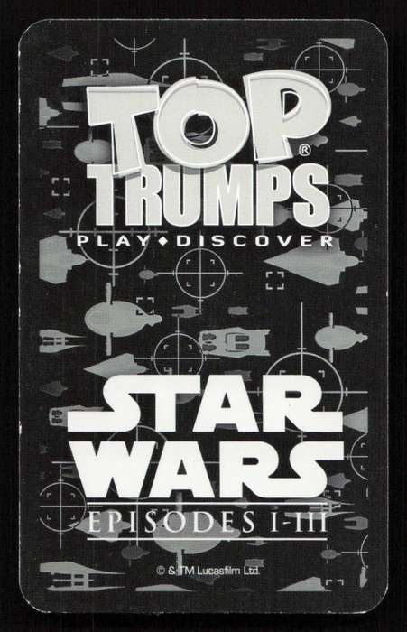 Top Trumps Star Wars Episodes I-III Commander Cody