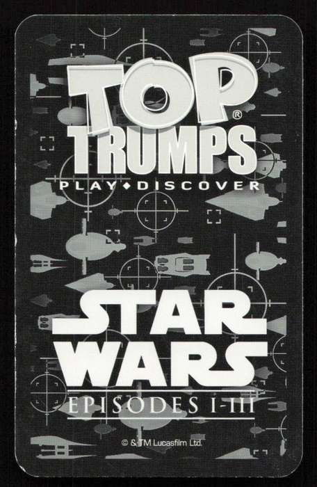Top Trumps Star Wars Episodes I-III Wat Tambor