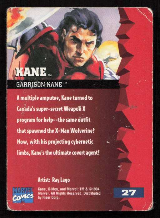 1995 Fleer Ultra 27 Kane