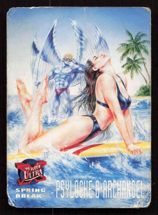 1995 Fleer Ultra 145 Psylocke & Archangel