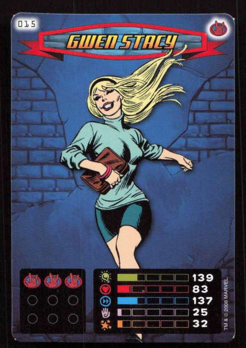 2008 Marvel Spider-Man Heroes & Villains - 015 Gwen Stacy