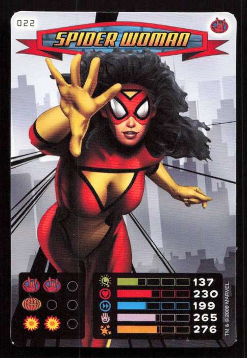 2008 Marvel Spider-Man Heroes & Villains - 022 Spider Woman