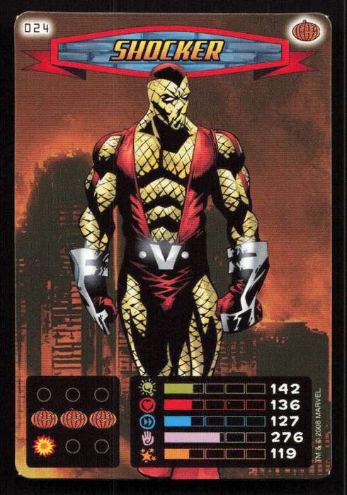 2008 Marvel Spider-Man Heroes & Villains - 024 Shocker