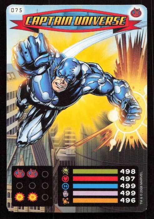 2008 Marvel Spider-Man Heroes & Villains - 075 Captain Universe