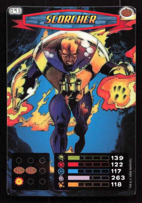 2008 Marvel Spider-Man Heroes & Villains - 095 Scorcher