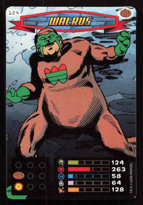 2008 Marvel Spider-Man Heroes & Villains - 124 Walrus