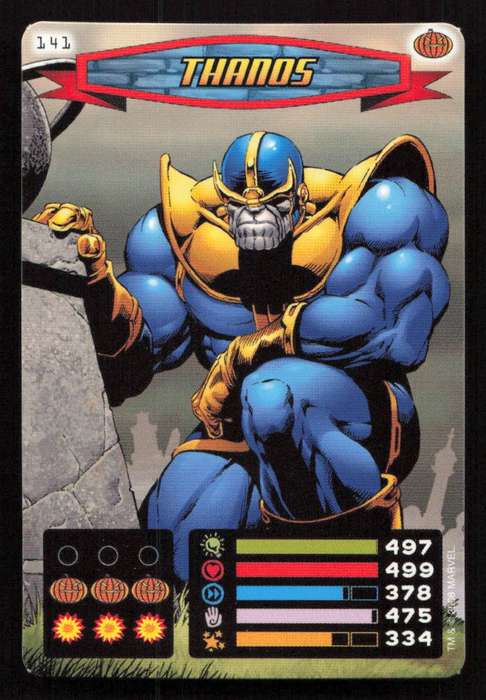 2008 Marvel Spider-Man Heroes & Villains - 141 Thanos
