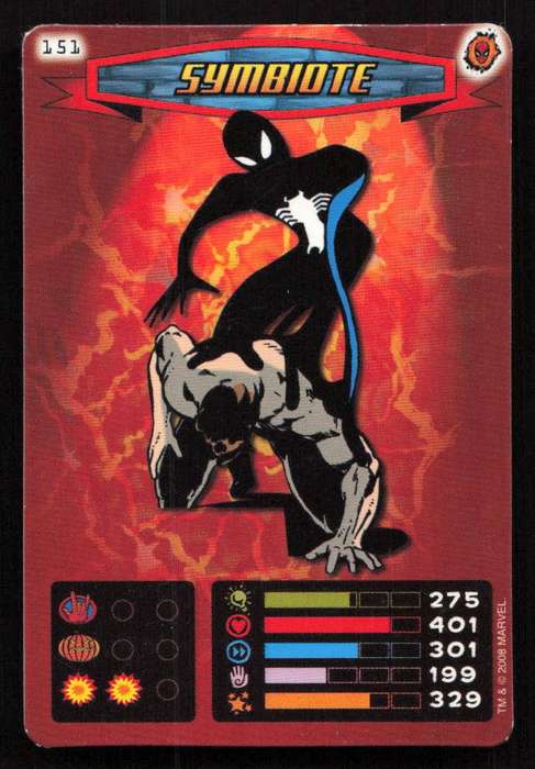 2008 Marvel Spider-Man Heroes & Villains - 151 Symbiote