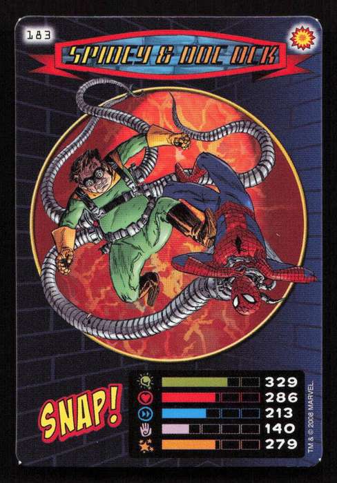 2008 Marvel Spider-Man Heroes & Villains - 183 Spidey & Doc Ock