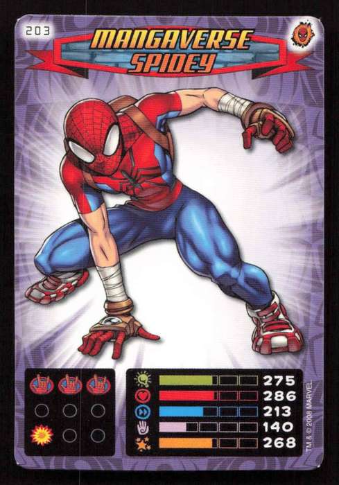 2008 Marvel Spider-Man Heroes & Villains - 203 Mangaverse Spidey