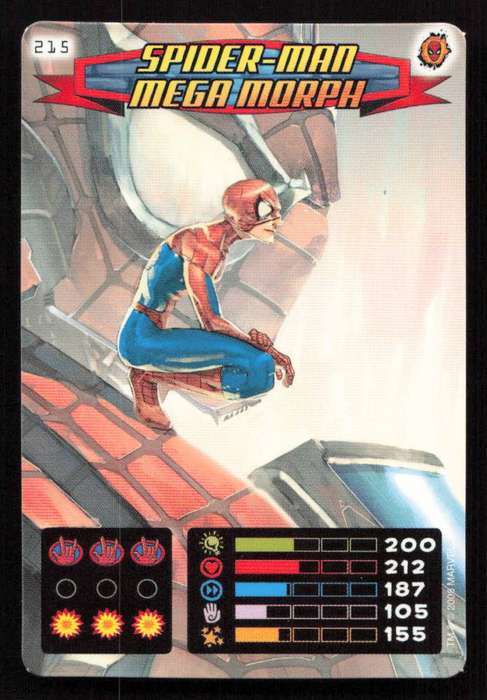 2008 Marvel Spider-Man Heroes & Villains - 215 Spider-Man Mega Morph