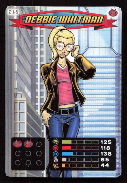 2008 Marvel Spider-Man Heroes & Villains - 218 Debbie Whitman