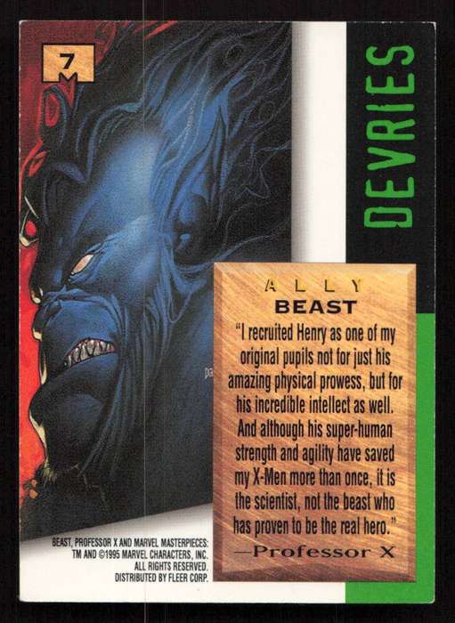 95 Marvel Masterpieces - 7 Beast