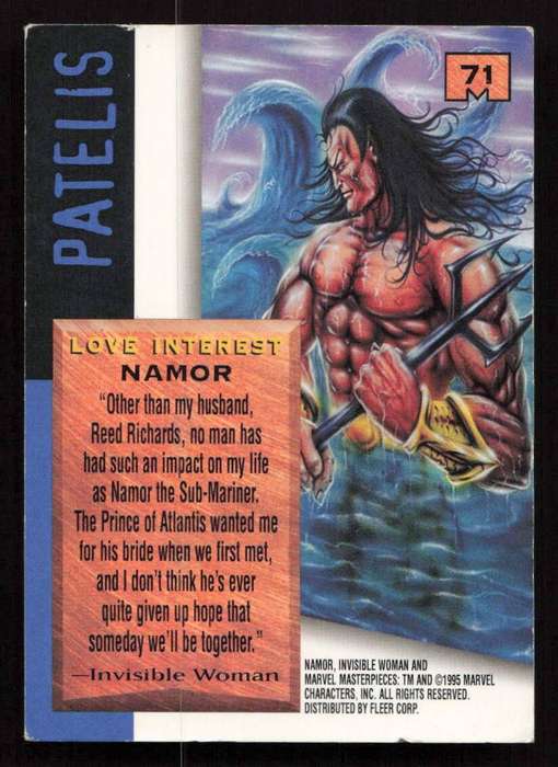 95 Marvel Masterpieces - 71 Namor