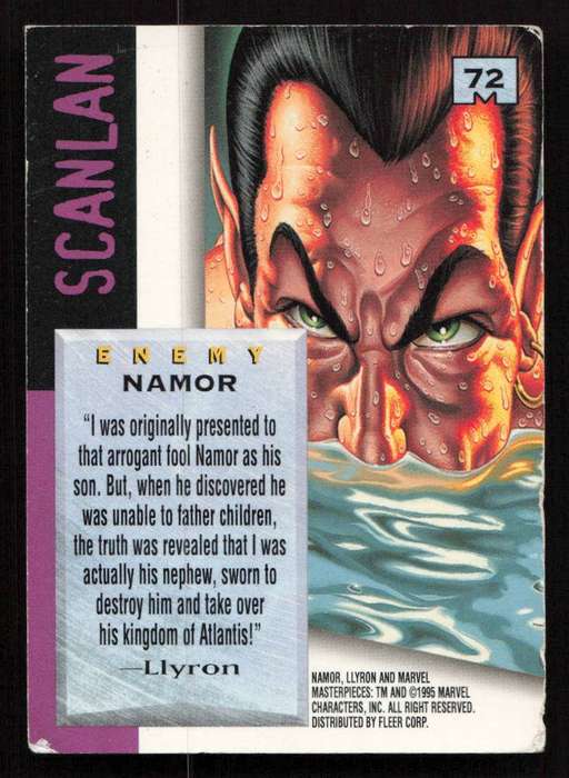 95 Marvel Masterpieces - 72 Namor