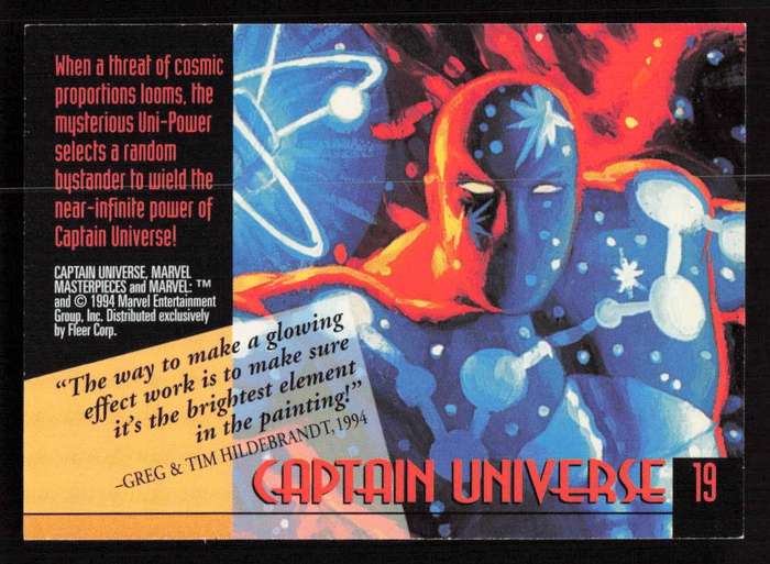 94 Marvel Masterpieces - 19 Captain Universe