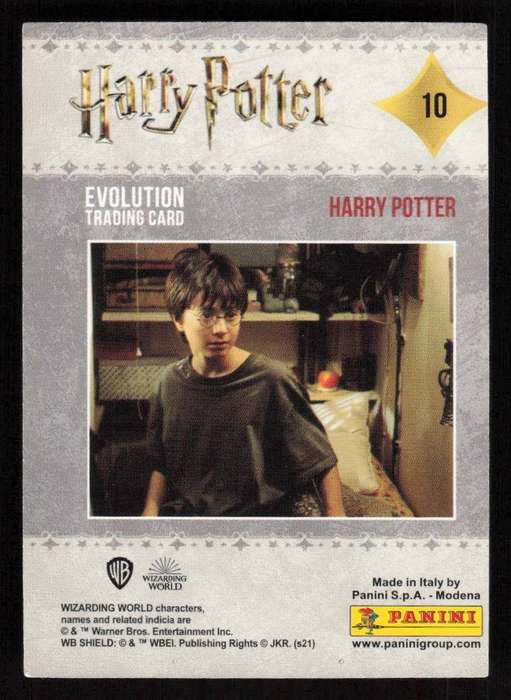 22 Panini Evolution Trading Cards - Harry Potter Card 10