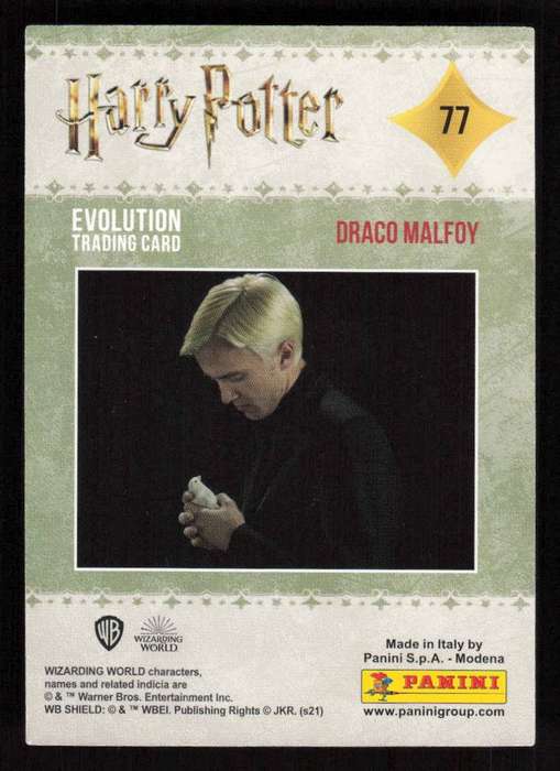22 Panini Evolution Trading Cards - Harry Potter Card 77
