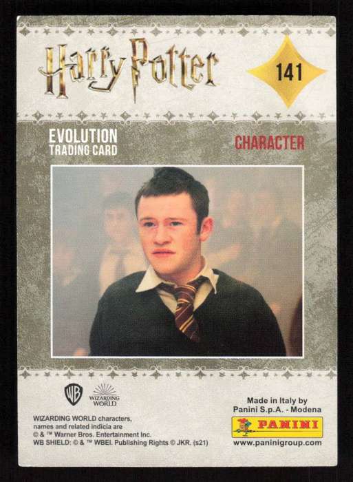 22 Panini Evolution Trading Cards - Harry Potter Card 141