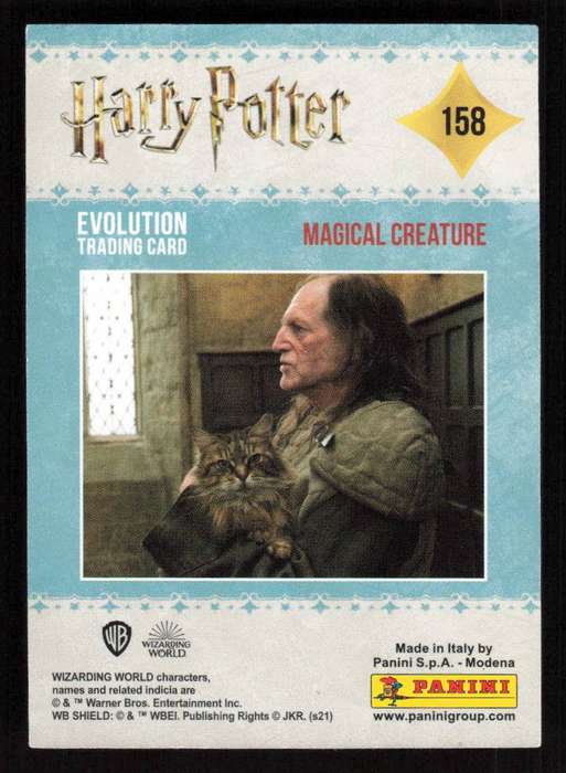 22 Panini Evolution Trading Cards - Harry Potter Card 158
