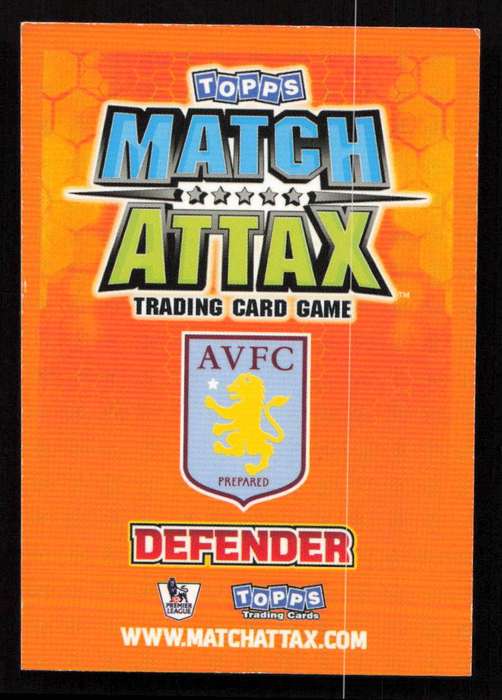Topps Match Attax PL 2009/2010 - Aston Villa - Curtis Davies