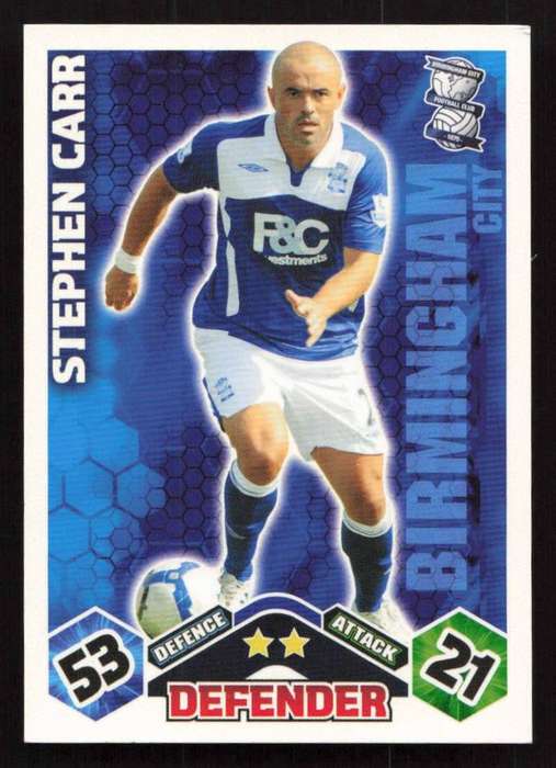 Topps Match Attax PL 2009/2010 - Birmingham City - Stephen Carr