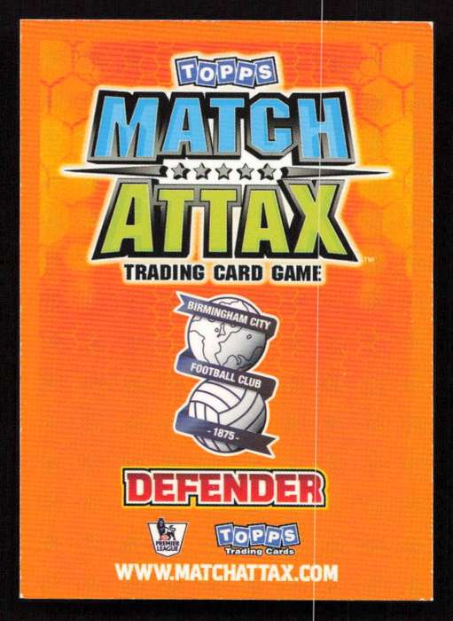 Topps Match Attax PL 2009/2010 - Birmingham City - Gregory Vignal