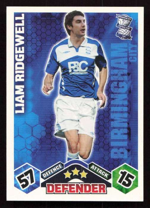 Topps Match Attax PL 2009/2010 - Birmingham City - Lian Ridgewell