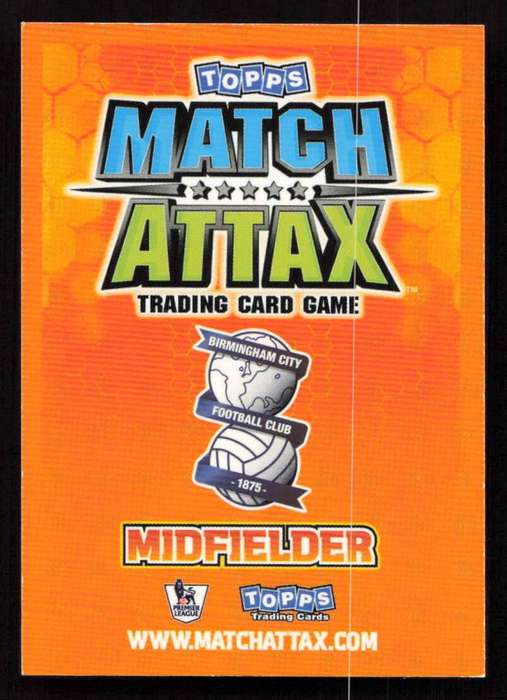 Topps Match Attax PL 2009/2010 - Birmingham City - James O'Shea
