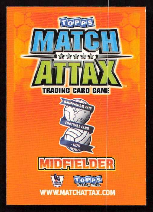 Topps Match Attax PL 2009/2010 - Birmingham City - Lee Carsley