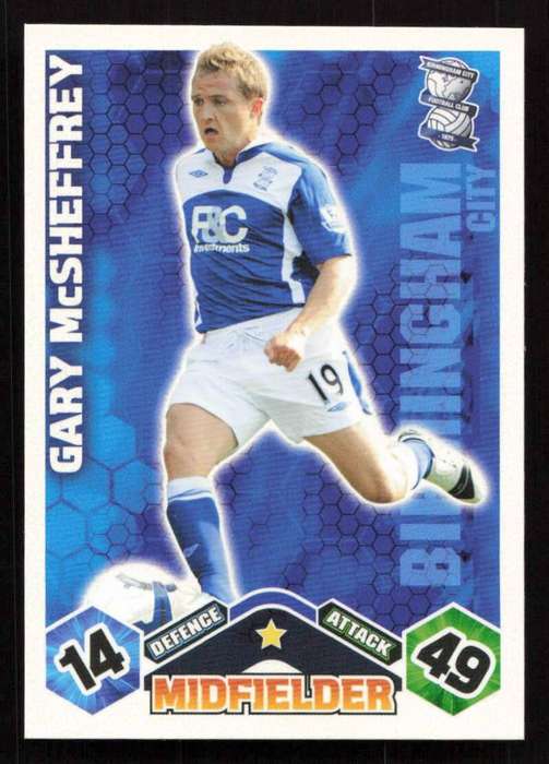 Topps Match Attax PL 2009/2010 - Birmingham City - Gary McSheffrey