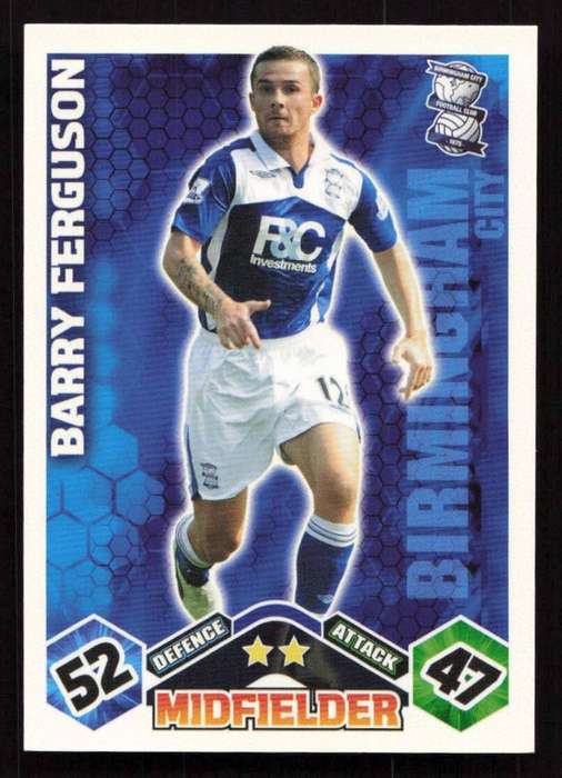 Topps Match Attax PL 2009/2010 - Birmingham City -  Barry Ferguson